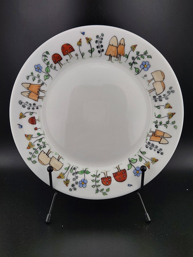 Assiette 15cm - Petites fleurs - LFP18