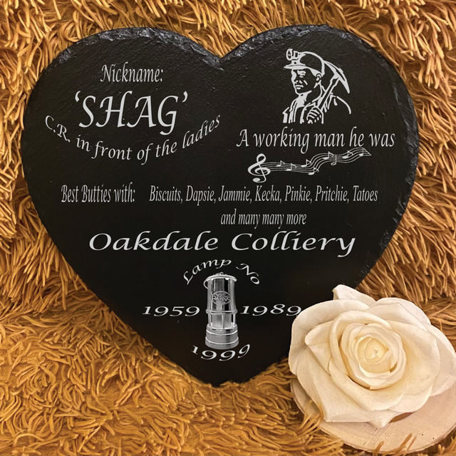 Coal Mining Tribute Hearts