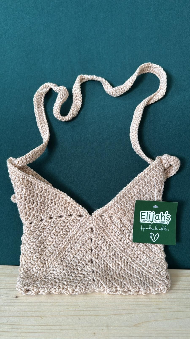 Beige Large Shoulder Bag