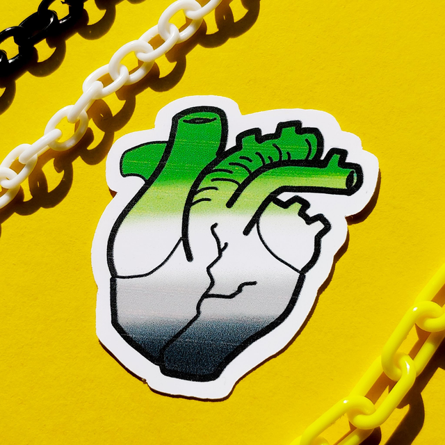 Aro - Real Heart - Sticker - [SKR-ARO-RH]