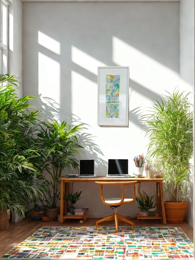 Still Falling - drieluik - op wit aluminium 20x40 - in wit houten baklijst 23x34 - Glasschildering met reliëf