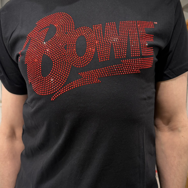 A NEW David Bowie T Shirt Diamante 