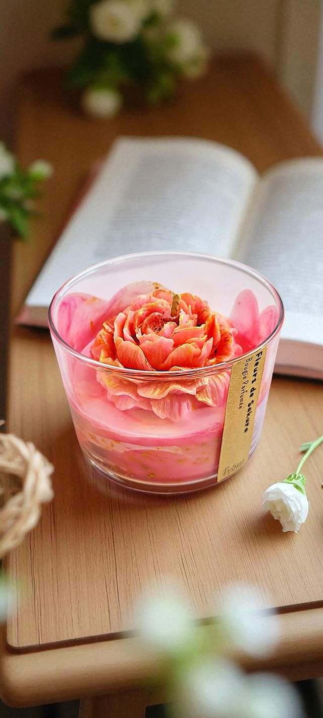 🌸 Bougie parfumée – Fleur de Sakura
