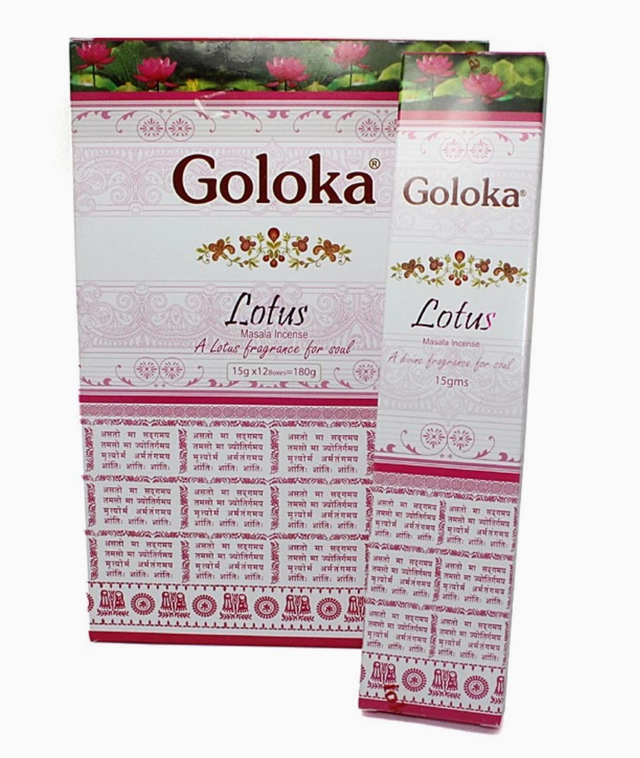 Encens naturel Goloka Lotus