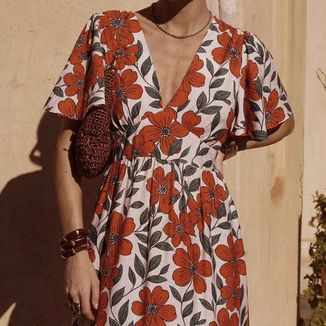 Kleid Blumen „oh april1986“