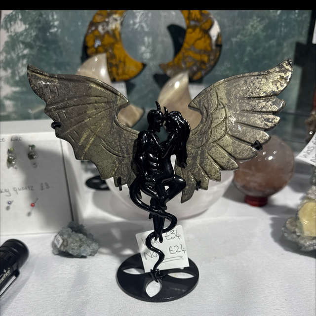 Pyrite angel devil 