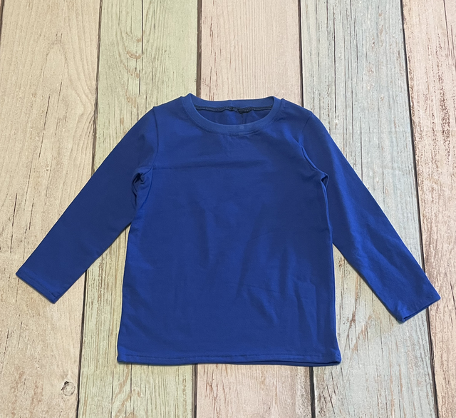 Langarmshirt, Größe 104, blau