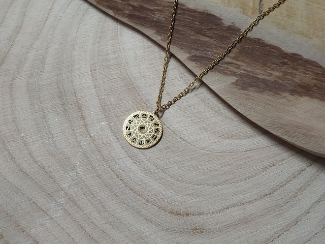 Collier constellation - signe du zodiaque doré
