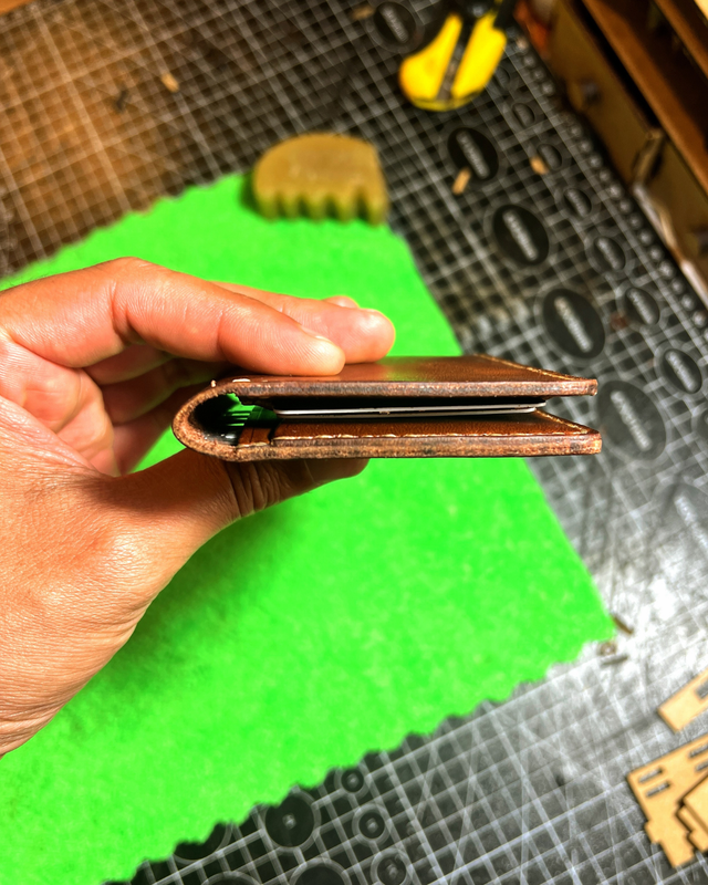 Carteira de Couro Slim Mini Odense