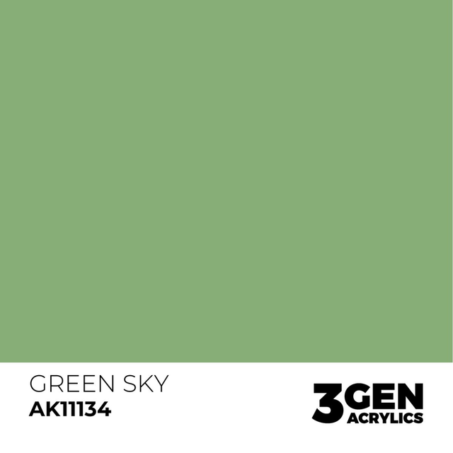 3rd Gen. Acrylics 134 Green Sky