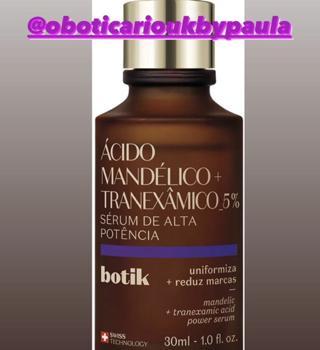 Botik Serum de Alta Potência Ácido Mandélico + Tranexamico 5% 30ml