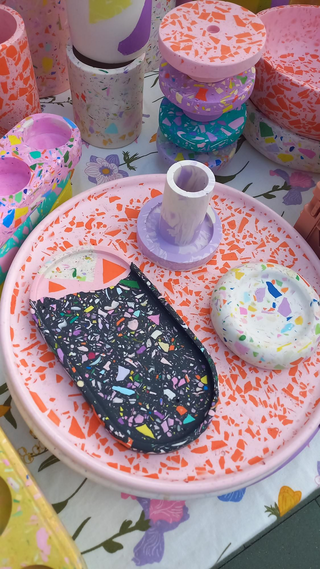 Taca owalna, lastryko, czarna