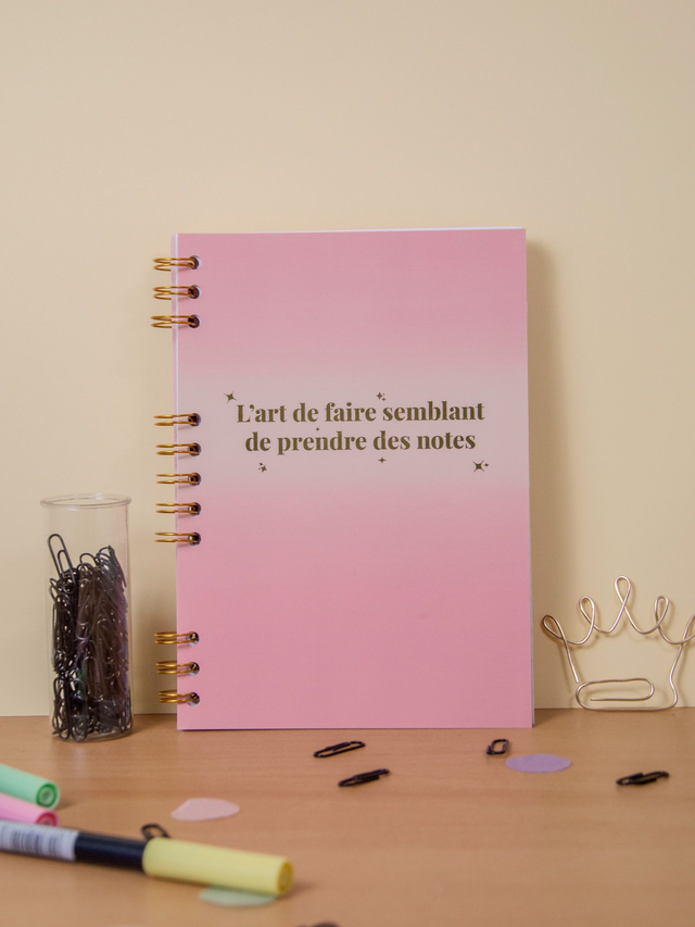 L'art de faire semblant de prendre des notes