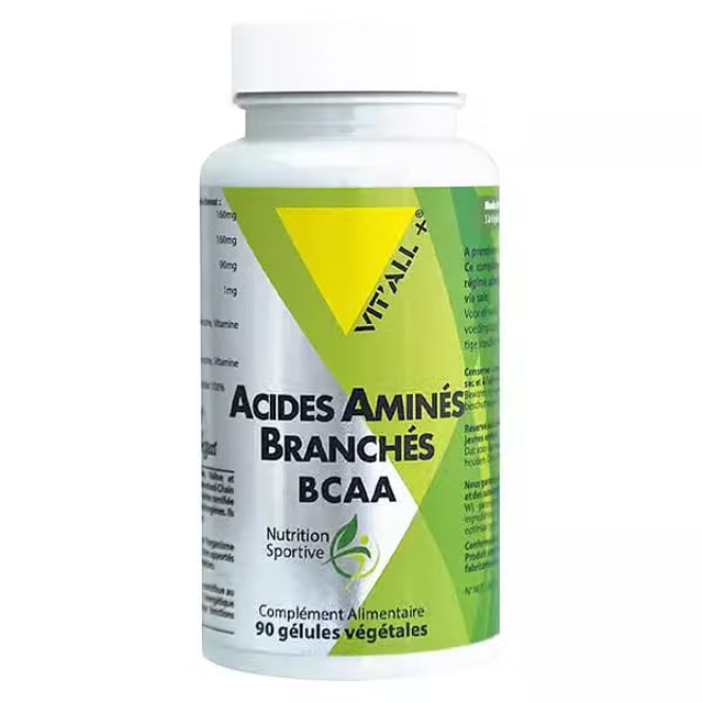 BCAA Acides Aminés Branchés (Leucine, Valine, Isoleucine) &amp; Vitamine B6  | VITALLl+® | 