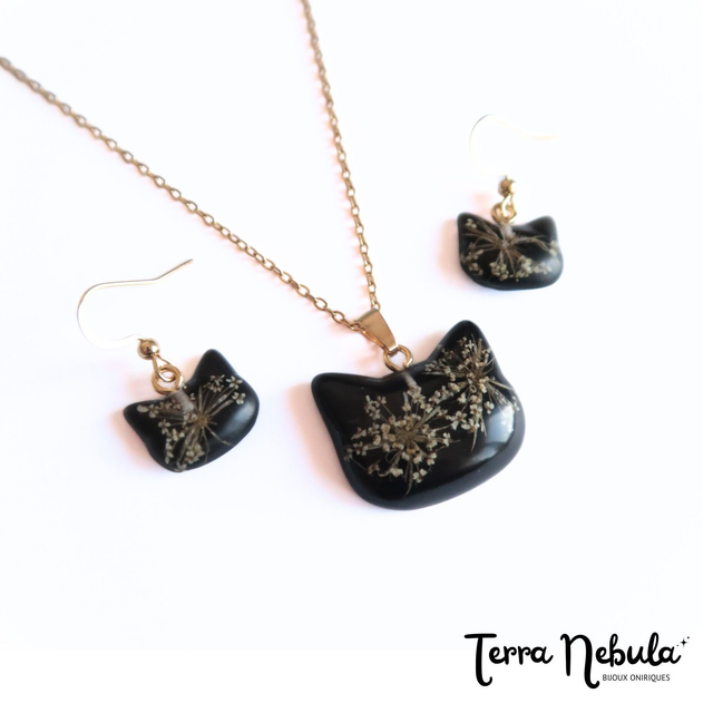 Parure fleurie Miaou | PA11 | Ombelles