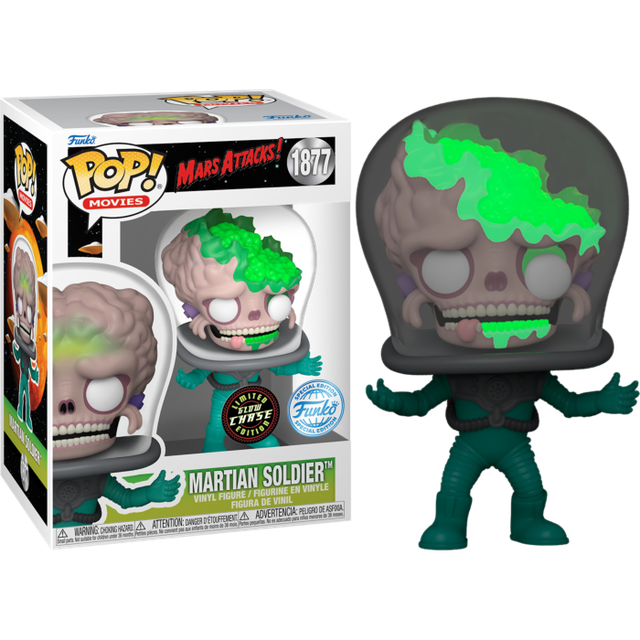 Mars Attacks: Martian Soldier (Chase Variant) Pop! #1877