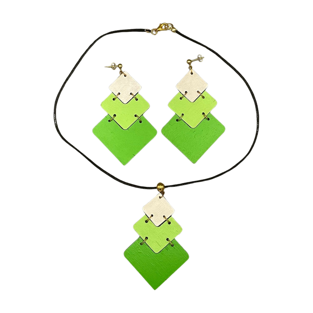 Parure ÉCAILLES Vert