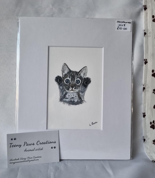 Original Kitten Painting