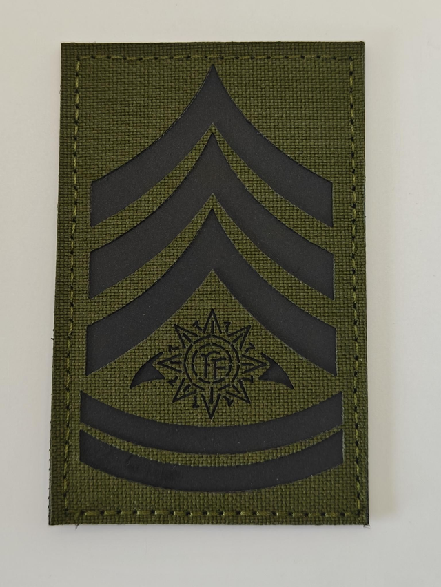 AC flight sgt IR laser cut rank markings 