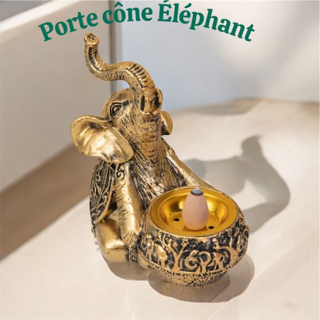 porte encens cônes Eléphant 