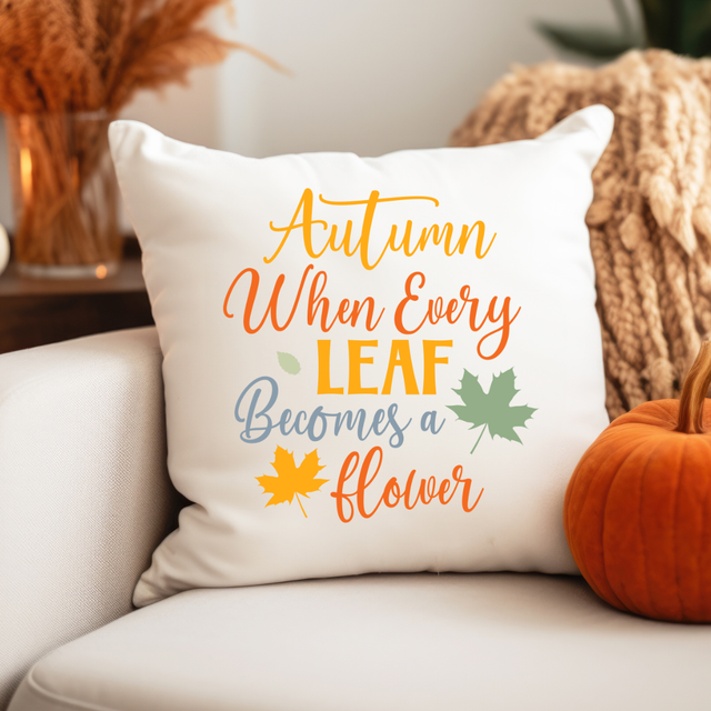 Autumn When Every Leaf Becomes Flower 