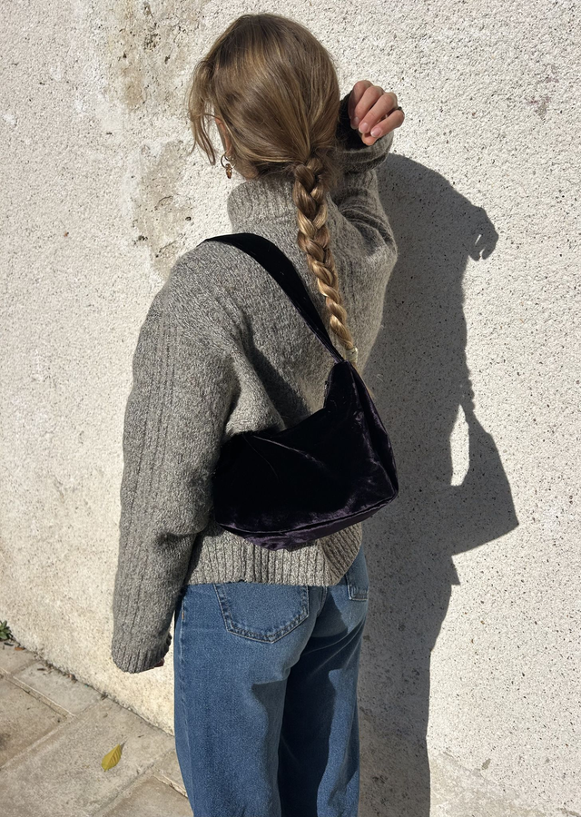 Sac à main - Velour noir 