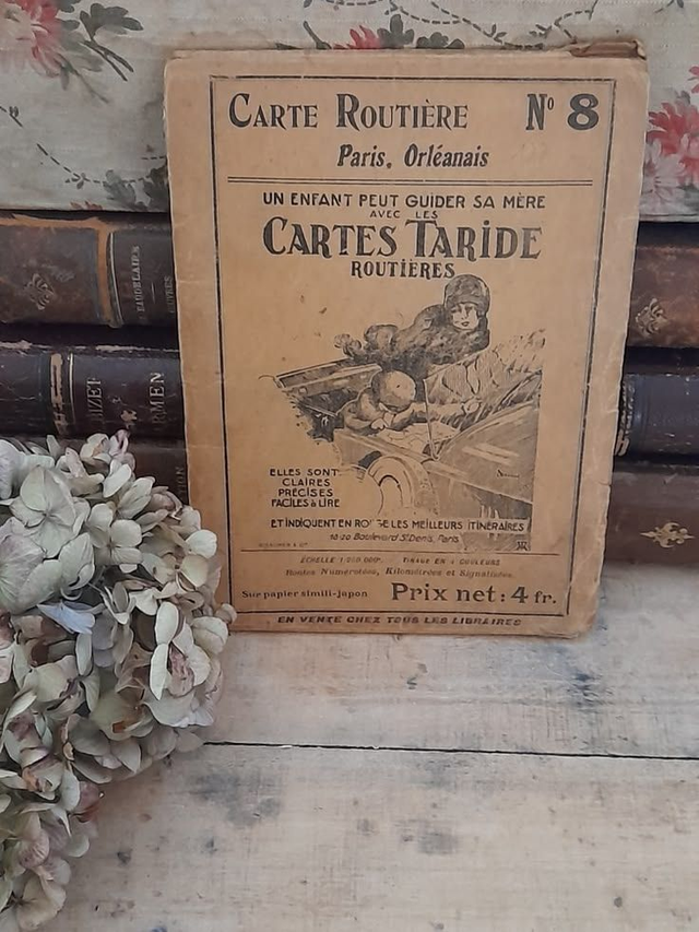 Carte routière ancienne Taride N°8 