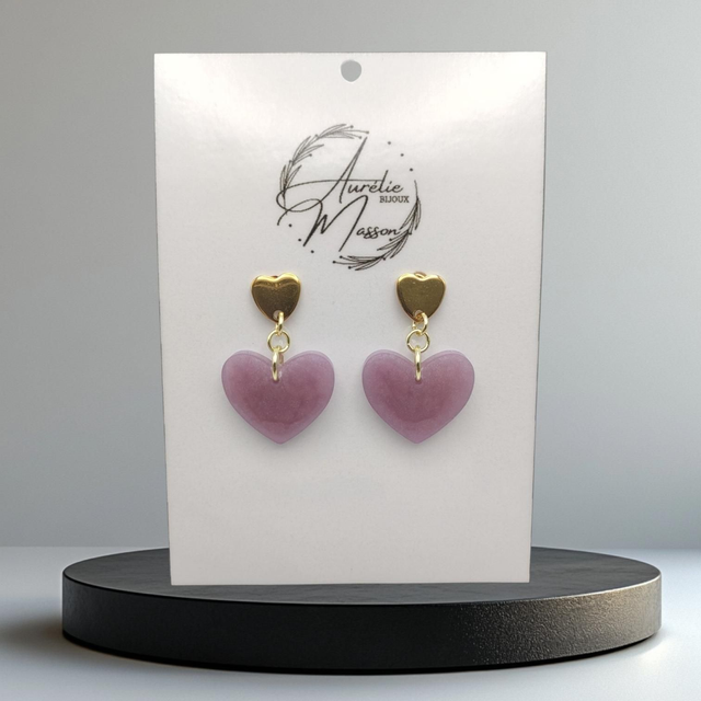 Boucles d'oreilles "Phacelia"
