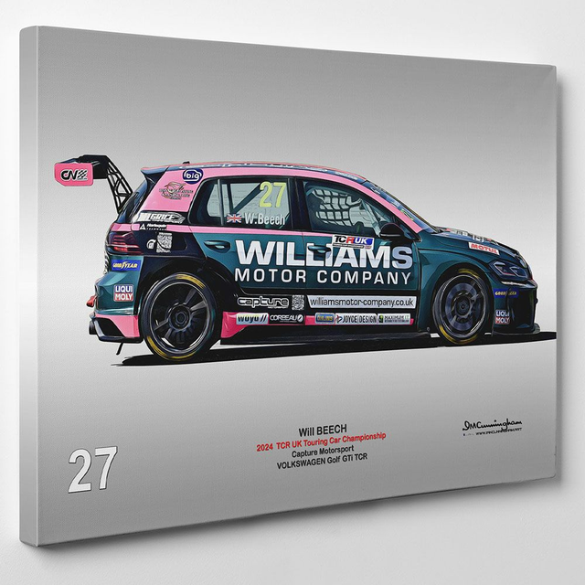 C241106 VW GOLF TCR 24 CAPTURE #27 WBEECH Snetterton CAP