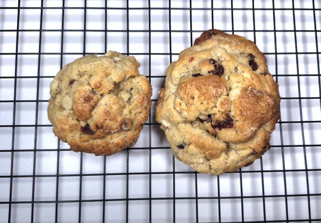 Boîte de Cookies Blanc Cranberries