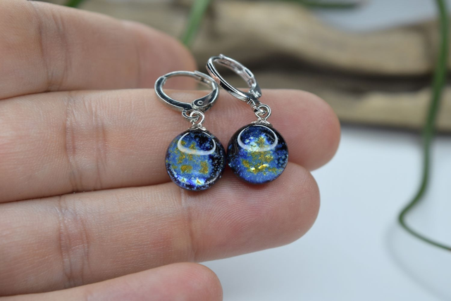 CRÉOLES VOIE LACTÉE MONTURE ARGENT (CPA8)