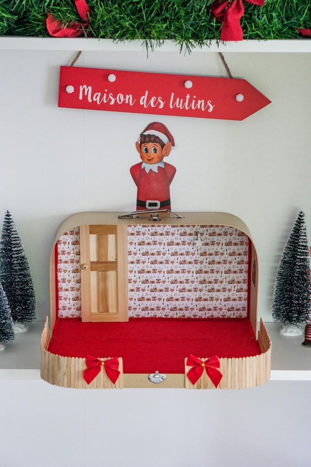 Valise magique - Motif petit train 