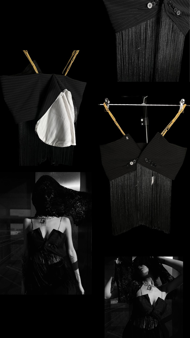 Bustier Upcycled - Henri(ette) - XS