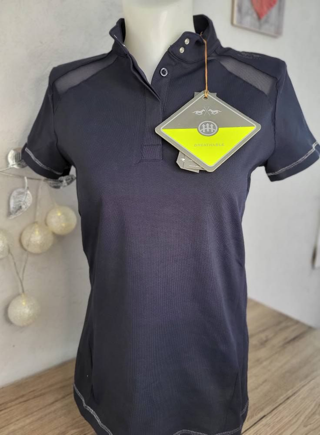 Polo de concours HV Polo Lincoln – Blanc ou Marine – Tailles S/M – Neuf déstockage