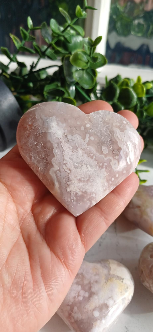 Pink Amethyst Heart No. 1