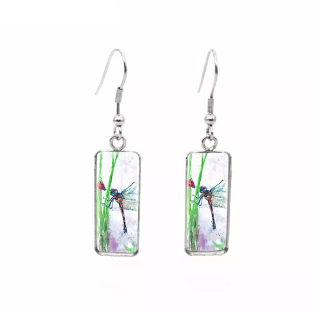 Dragonfly Drop Earrings