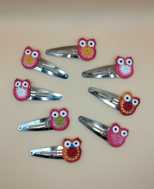 Barrette clip - Chouette