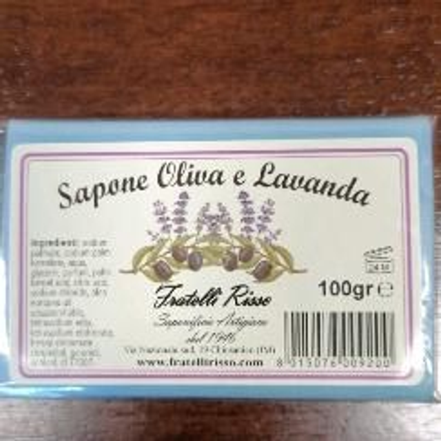 SAPONETTA OLIO DI OLIVA E LAVANDA 100 GR