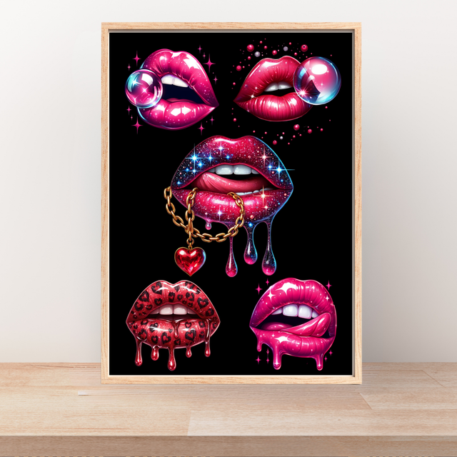 Lèvres Bubble Glam — Fun Pop & Charme Sauvage