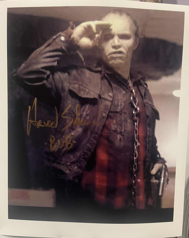 Howard Sherman Autograph (as Bub from Day of the Dead)