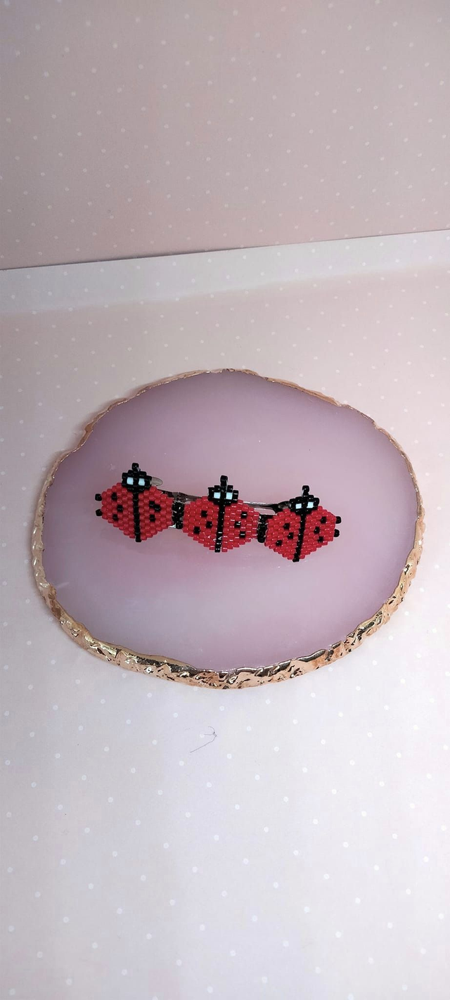 Barrette Vol de Coccinnelles