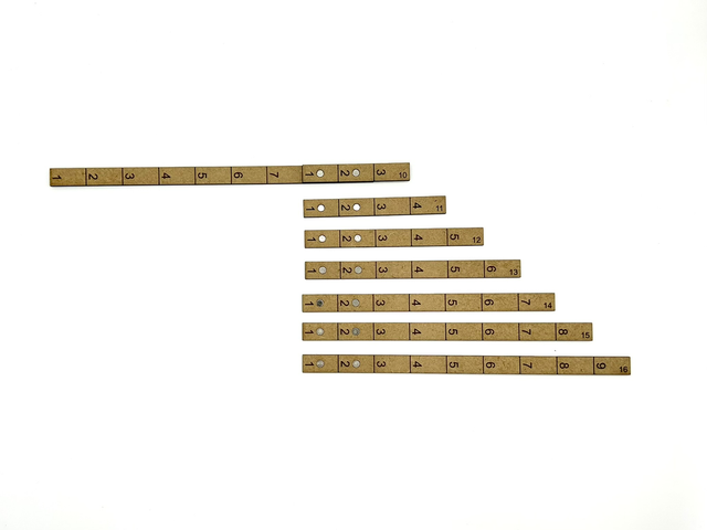 Réglettes en pouces (À l&#039;unité)