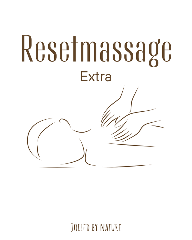 Resetmassage extra - 90 minuten