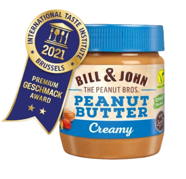 Bill &amp; John Beurre de cacahuète crémeux ( le pot de 350G )