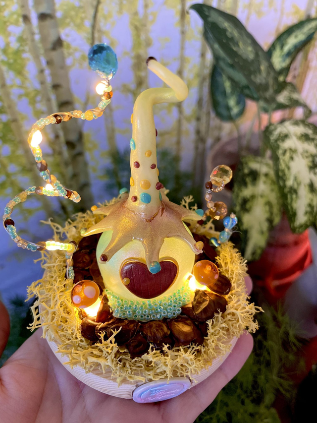 minis jardins bijoux lumineux - sur commande