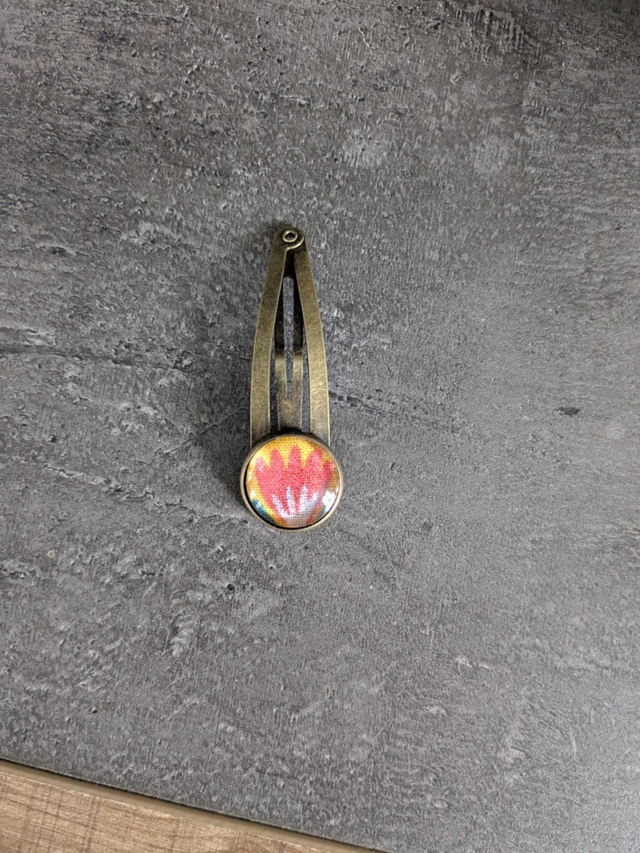 Barrette cabochon