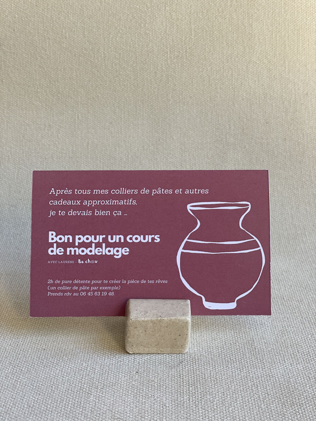 Bon cadeau "2h de modelage"