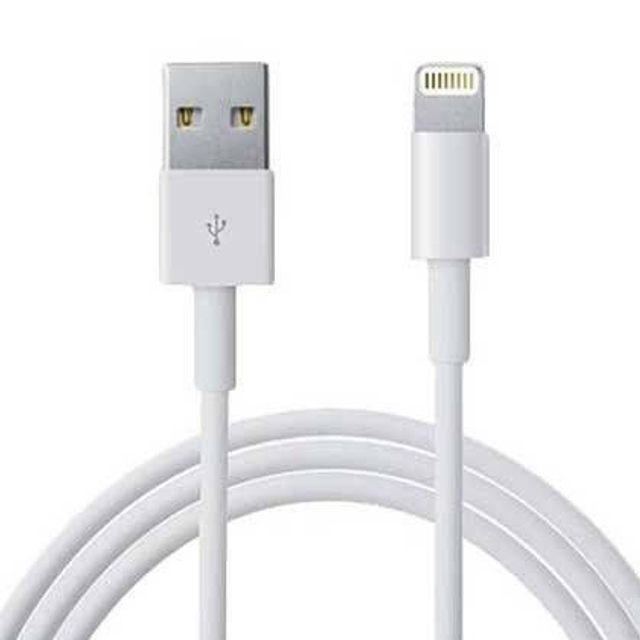 Cable Blanco Iphone Usb a Lightning 2 Mts