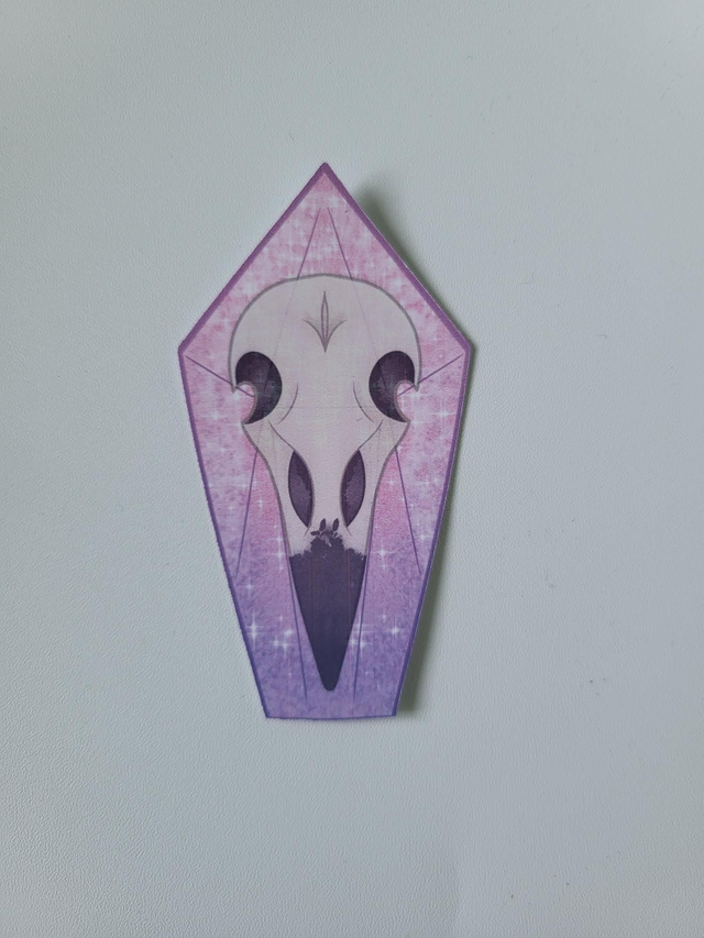 Crystal Crow Sticker