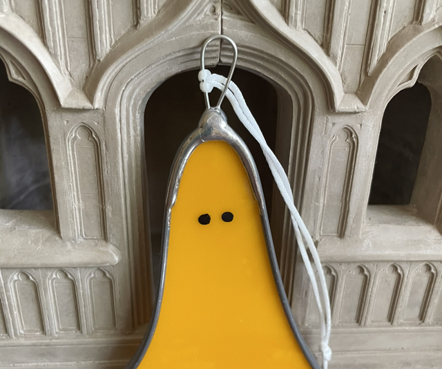 Hanging ghost suncatcher £13.50